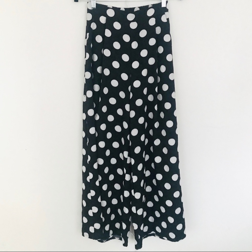 ‼️must go by 05/26‼️Polka dot wide leg pants